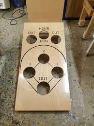 Baseball Cornhole Jk S Homemade Backyard Games L L C With Images Diy Yard Games Woodworking Projects Backyard Games