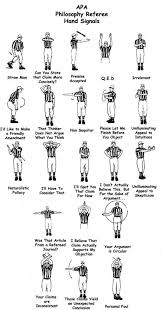 Philosophy Referee Hand Signals Open Culture