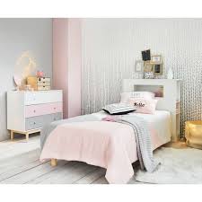 1008 x 609 jpg pixel. Baumwoll Bettwaschegarnitur Grau Rosa 140x200 Joy Maisons Du Monde