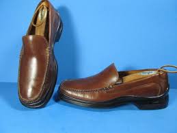 Cole Haan Brown Leather Loafers Size 9m 5042176 Made In India Cole Haan Mens Shoes Brown Leather Loafers Dress Shoes Men