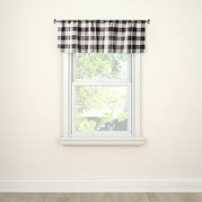 Lined valances are the perfect solution for those windows facing the sun. 15 X54 Window Valance Small Check Gray Threshold Target