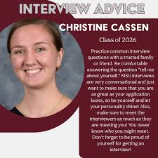 We're excited as interviews are just a few short weeks away! To support the  students preparing to meet with us, we'll be sharing interview tips from  current students who were in your