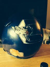 Fangs F 22 Fighter Pilot Helmet Custom Paint Job Hand Painted By Jennifer Gose Using Model Paint And Spray Paint Model Paint Custom Paint Jobs Custom Paint