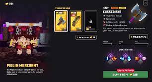 The new merchant is piglin merchant, it is really simple to get him, you need to complete any ancient hunt mission. This Is Why The Piglin Merchant Is The Best Merchant R Minecraftdungeons