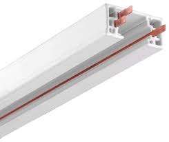 6 Ft White Track Lighting Rail Section H Type 3 Wire 10006wh Transitional Track Lighting Accessories By Lighting Jungle