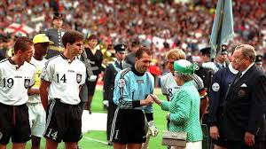 Das ist der spielbericht zur begegnung deutschland gegen england am 26.06.1996 im wettbewerb europameisterschaft 1996. Kopke Zum Em Titel 1996 Elferparade Gegen Zola Gab Einen Ruck Dfb Deutscher Fussball Bund E V