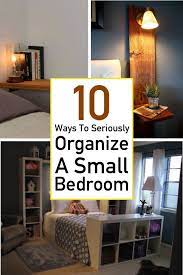 10 Genius Small Bedroom Organization Ideas The Unlikely Hostess Small Bedroom Organization Small Bedroom Organization Bedroom