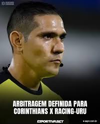 Nesta quinta-feira (24), o Corinthians recebe o Racing-URU, às 19h (de  Brasília), na Neo Química Arena, pela 3ª rodada da fase de grupos da  CONMEBOL Sul-Americana. Confira o quadro de arbitragem: Árbitro: