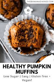 Gluten Free Pumpkin Chocolate Chip Gluten Pumpkin Chocolate Glutenfreier Kurbisschokolad In 2020 Healthy Fall Desserts Healthy Pumpkin Gluten Free Pumpkin Muffins