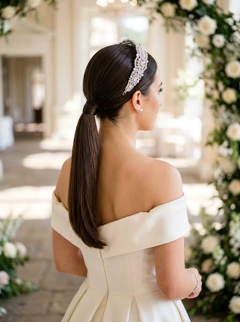 20 Romantic Wedding Hairstyles with Low Ponytail to Try – Lovelyish