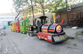 Trackless Train For Sale We Have Different Types Of Trackless Trains Such As Diesel Trains Tourist Train Trackless Train Train Rides Ride On Train Toy Train