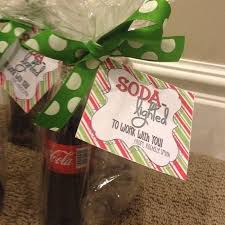 Soda Lighted To Work With You These Are Christmas Gifts For The Office Staff Thank You Stepin Office Christmas Gifts Diy Christmas Gifts Gifts For Office