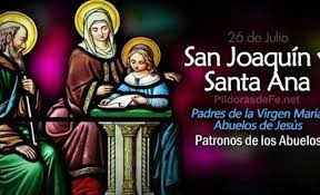 Santa ana era la esposa de san joaquín, y fue elegida por dios para ser la madre de la virgen maría.ambos provenían de la casa real de david, y sus vidas las dedicaron completamente a la oración y a las buenas obras. Hoy Es El Dia De Santa Ana Y San Joaquin Patronos De Los Abuelos