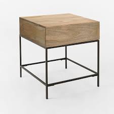 Industrial Storage Side Table Help your side tables & end tables fit right in. industrial storage side table
