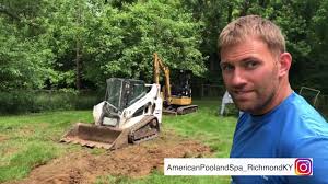 Enter our site to shop. Semi Inground Radiant Pool Install Poolguys Youtube