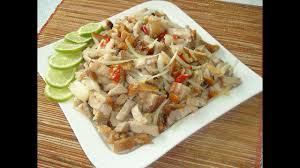 Pinoy Recipe How To Make Dinakdakan Ilocano Style Or Sisig Tagalog Style Grilled Pork Belly Youtube