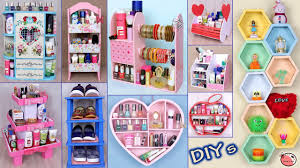 That way anytime you will know where is stored all your stuff and you will save time. 10 Diy S Room Organizer Idea Cardboard Crafts Diy Projects Youtube