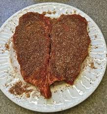 Chili rubbed rib eye steaks. Brown Sugar Chili Rub With Maple Bourbon Butter For Ribeye Steaks Gritsandpinecones Com
