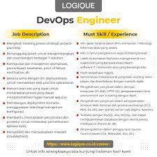 Logique Digital Indonesia On Twitter: "Devops Engineer See The Job  Description And Requirements Here! ⬇️⬇️⬇️ #Devops #Devopsengineer #Hiring  #Hiringnow #Loker #Lowongankerja #Lokerjakarta #Engineer #Jobdesc  #Requirement Https://T.co/Yn2Z7T8Kbn ...