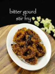 Bitter Gourd Stir Fry Recipe Hagalkayi Palya Recipe Karela Stir Fry Recipe Recipe In 2020 Bitter Lemon Recipe Curry Recipes Recipes