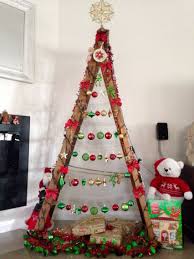 Ladder Christmas Tree Ladder Christmas Tree Alternative Christmas Tree Christmas Decorations