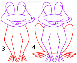 Today i'll show you how to draw an adorable / cute cartoon frog with basic geometric shapes and the number three shape. How To Draw A Frog Step By Step Pictures