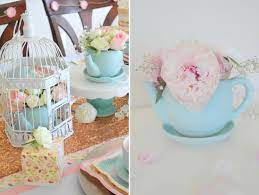 Majolica teapot colorful birds flowers butterflies porcelain pottery. Diy Vintage Birdcage Teapot Centerpiece Fun365