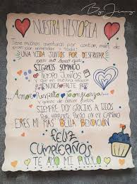  Cartel De Feliz Cumpleanos Para Un Novio Feliz Cumpleanos Novia Feliz Cumpleanos Carta De Amor Manualidades