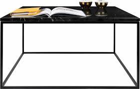 Die pulverbeschichteten, schwarzen metallstreben des untergestells sind miteinander verbunden und sorgen dabei für zusätzliche. Temahome Couchtisch Gleam Aus Marmor Wahlweise Mit Gestell Aus Chrom Oder Schwarzem Metall Online Kaufen Otto