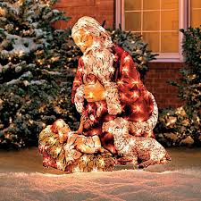 Christmas Santa Baby Jesus Outdoor Lighted Yard Display Holiday Decoration Picclick Com Jesus Christmas Decorations Christmas Jesus Christmas Decorations