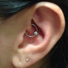 Cartilage Hoop Earring Helix Piercing Tragus Jewelry Rook Captive Bead Ring Ear Piercings Piercing Jewelry Daith Piercing