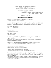 Letter Of Confirmation: Thư Xác Nhận | PDF