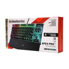 Each key can be adjusted to a clickable metal roller and the media key allows you to adjust volume and settings on the fly: Steelseries Apex Pro Tkl En