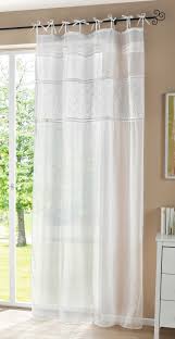 Als reine naturprodukte fügen sich leinenvorhänge sehr gut in. Deko Schal Weiss Im Landhaus Stil 140x250 Leinen Optik Schlaufen Gardine Vorhang Kaufen Bei Come4buy Gmbh