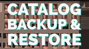I tend to go up when i close each session of lr. Catalog Backup And Restore In Lightroom Youtube
