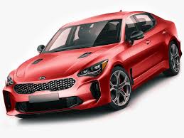 3d Kia Stinger Gt Model Kia Stinger Car Kia