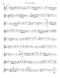Instrumental solo, and instrumental part in bb major. Fly Me To The Moon Flute 2 Sheet Music Pdf Download Sheetmusicdbs Com