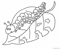 These are an extension of insects and bugs preschool activities and crafts. Caterpillar Coloring Pages Animal Printable Very Hungry Caterpillar 2021 Coloring4free Coloring4free Com
