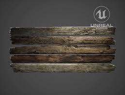 Fence Wood Planks 3d Model In 2020 Wood Wood Planks Wood Bark