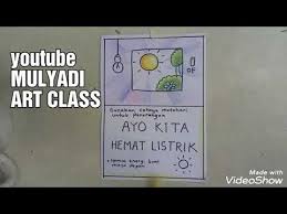 Poster hemat energi listrik dengan tema sketsa hitam putih. Download Gambar Poster Hemat Energi Matahari Gratis