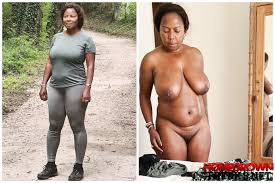 Dressed Undressed Busty Ebony MILF Ndey