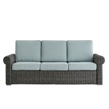 Darby Home Co Rathdowney Sofa With Cushions Reviews Birch Lane Outdoor Sofa Blue Cushions Wicker Sofa