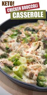 Easy And Healthy One Pot Meal This Deliciously Cheesy Chicken And Broccoli Skillet Comes Together In Less Than 25 Healthy One Pot Meals Keto Recipes Easy Food