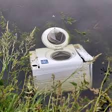 Washing machine dumped in another incident of 'disgusting' behaviour around  Exeter canal