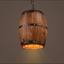 Ywxlight Vintage Barrel Chandelier Creative Wooden Wine Barrel Lighting Personalized Cafe Bar Light Buy At The Price Of 29 59 In Sunsky Online Com Imall Com