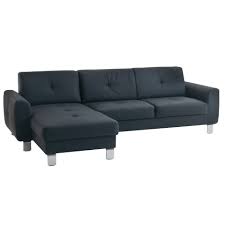 Ecksofa herlev recamiere preiswert kaufen danisches bettenlager. Ecksofa Damhale 2 Sitzer Recamiere Schwarz Moebel Suchmaschine Ladendirekt De