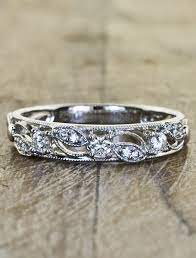Emeli Nature Inspired Engagement Ring Simple Wedding Bands Wedding Rings Vintage