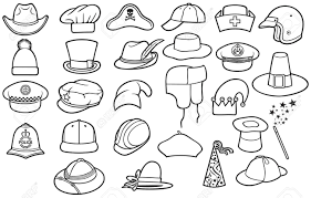 Start by making a flat looking shape which is all going to be the lid of the fedora. Different Types Of Hats Thin Line Icons Set Cowboy Pirate Royalty Free Cliparts Vectors And Stock Illustration Image 118473520