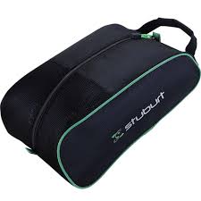 Details About Stuburt Golf Deluxe Shoe Bag Mens Sports Tote Bag Black One Size