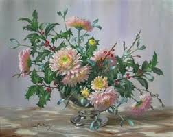 Limited time sale easy return. Albert Williams Still Life Vase Of Mixed Spring Flowers Including Roses And Peonies Mutualart